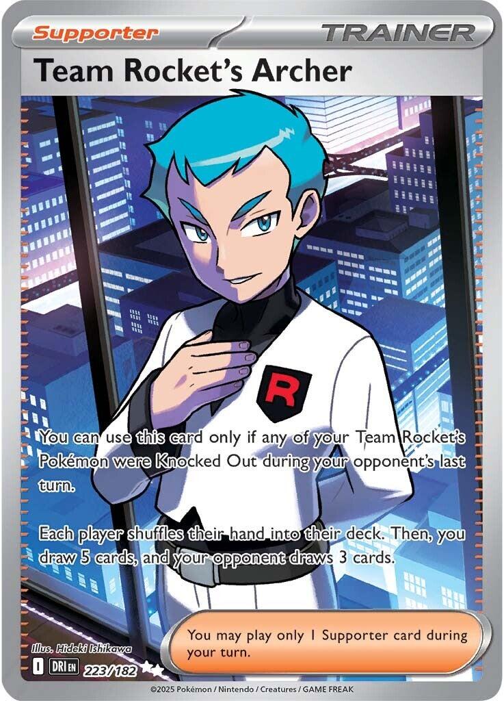 Team Rocket's Archer (223/182) [Scarlet & Violet: Destined Rivals] | Enigma On Main