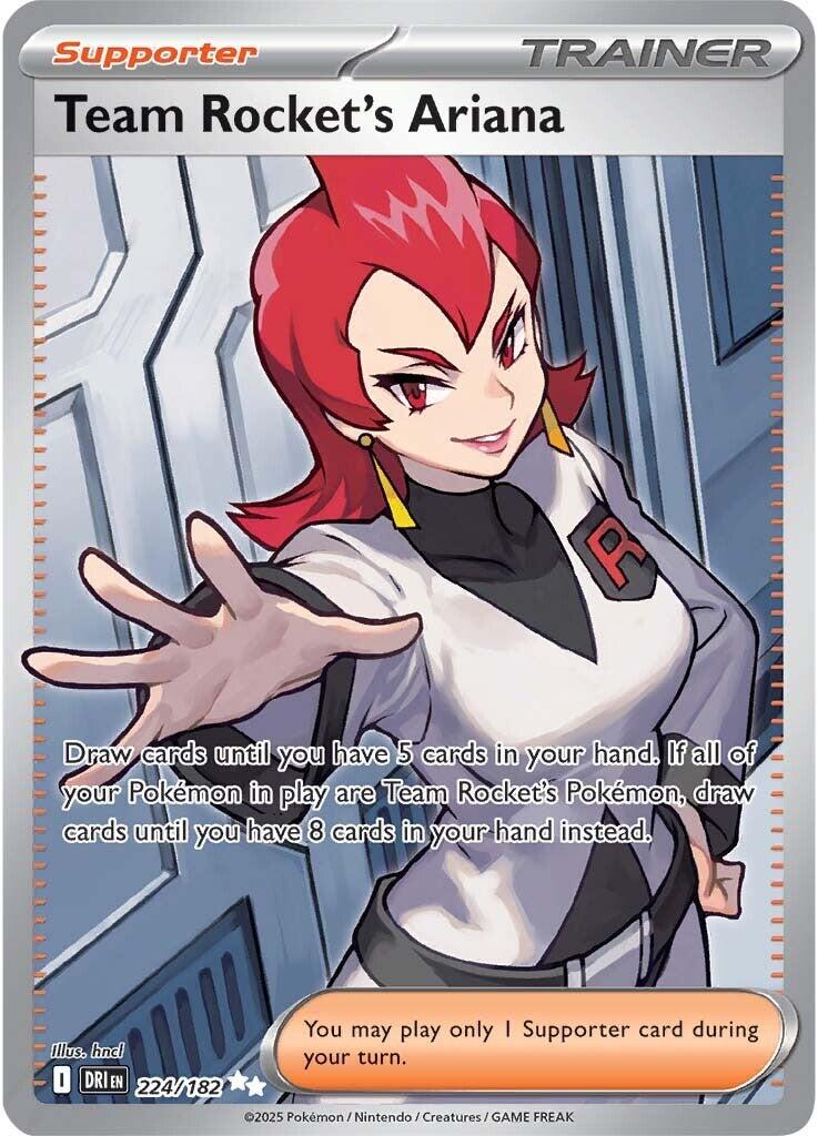 Team Rocket's Ariana (224/182) [Scarlet & Violet: Destined Rivals] | Enigma On Main