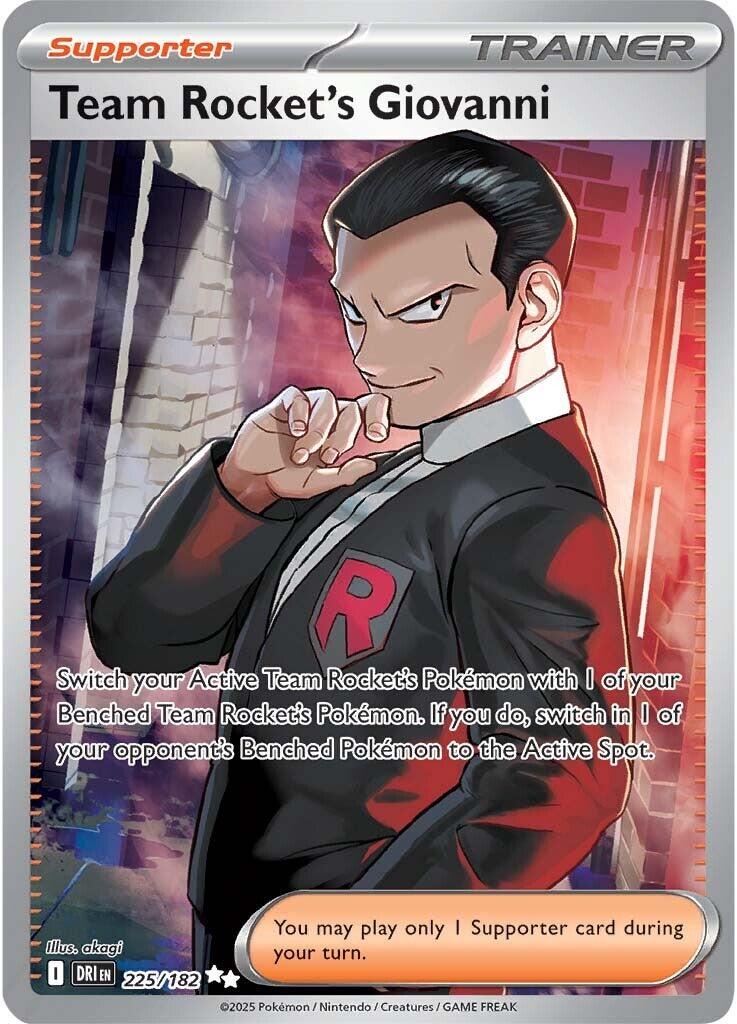 Team Rocket's Giovanni (225/182) [Scarlet & Violet: Destined Rivals] | Enigma On Main