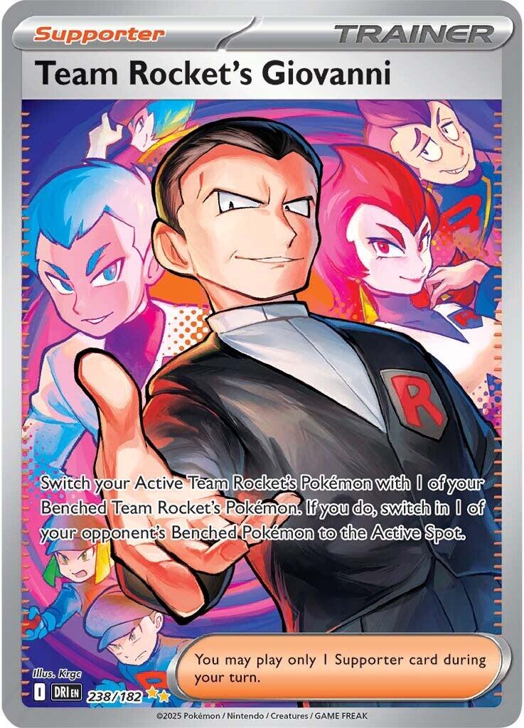 Team Rocket's Giovanni (238/182) [Scarlet & Violet: Destined Rivals] | Enigma On Main