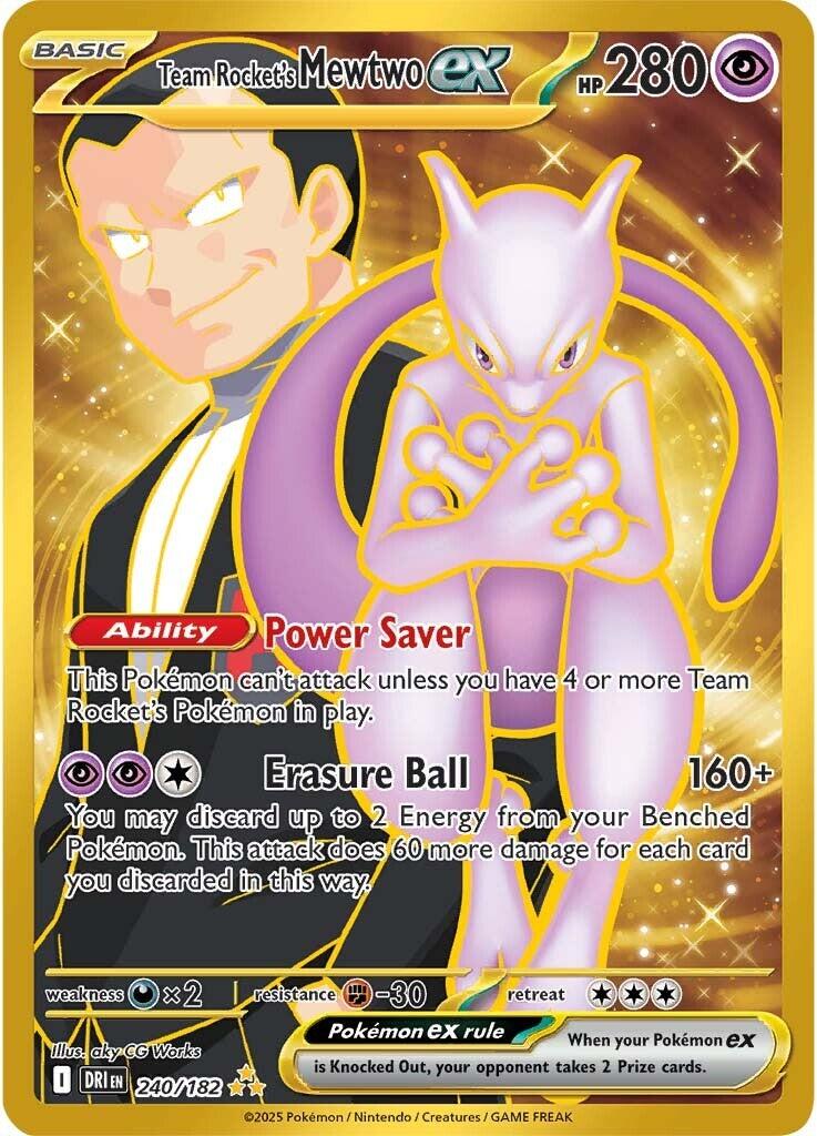 Team Rocket's Mewtwo ex (240/182) [Scarlet & Violet: Destined Rivals] | Enigma On Main