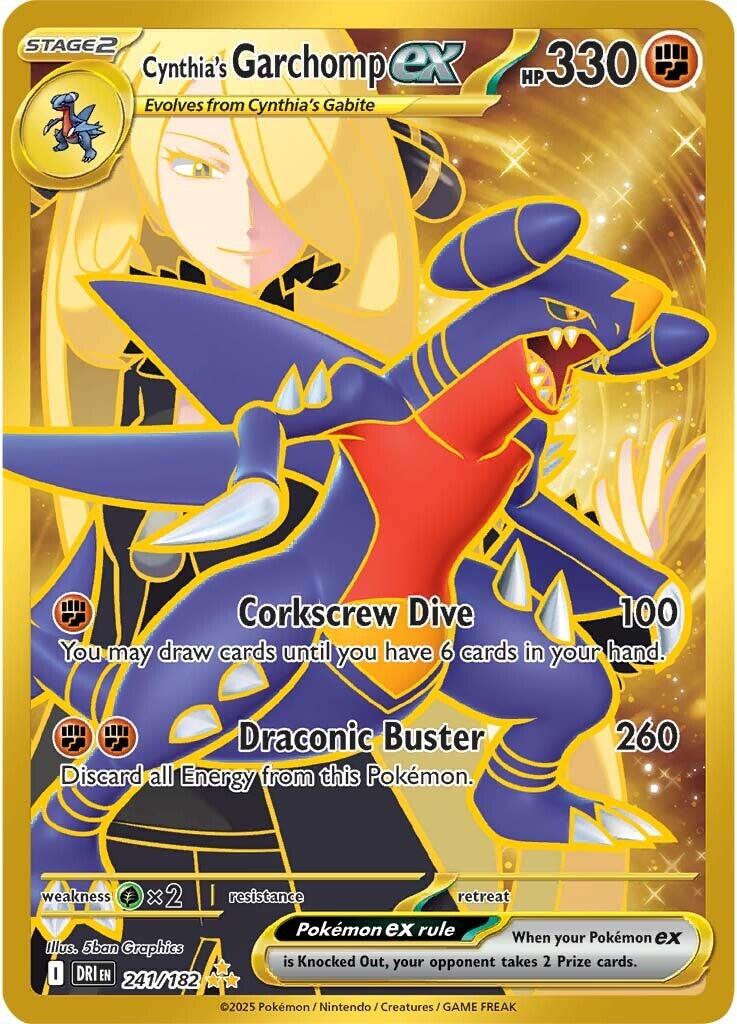 Cynthia's Garchomp ex (241/182) [Scarlet & Violet: Destined Rivals] | Enigma On Main