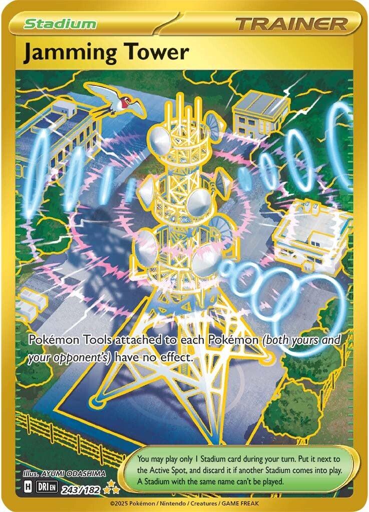 Jamming Tower (243/182) [Scarlet & Violet: Destined Rivals] | Enigma On Main