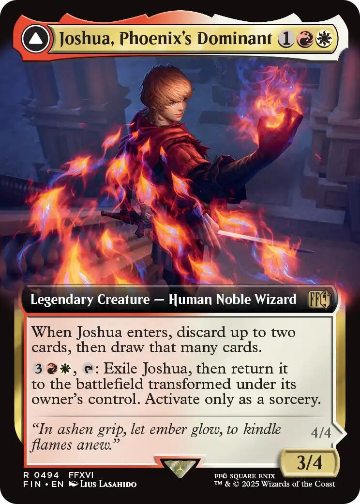 Joshua, Phoenix's Dominant (Extended Art) [FINAL FANTASY] | Enigma On Main