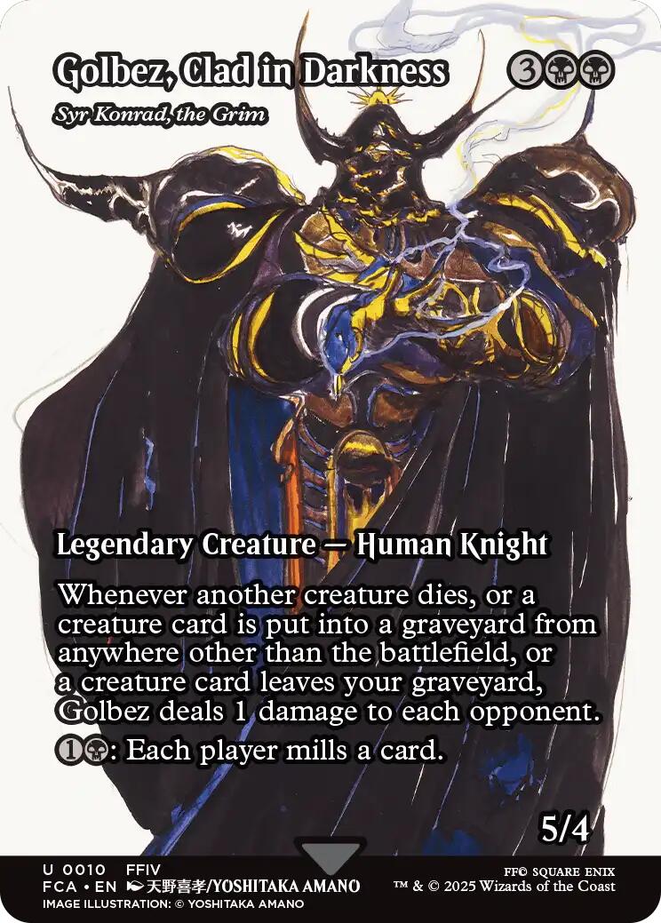 Golbez, Clad in Darkness - Syr Konrad, the Grim (Showcase) [FINAL FANTASY : Through the Ages] | Enigma On Main