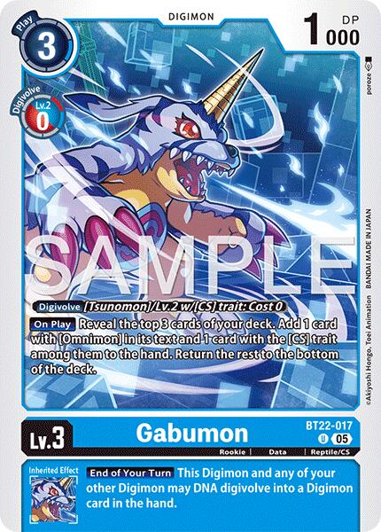 Gabumon [BT22-017] [Cyber Eden] | Enigma On Main