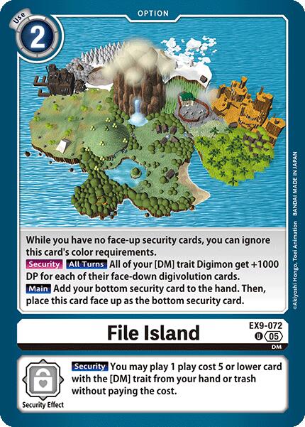 File Island [EX9-072] [Versus Monsters] | Enigma On Main