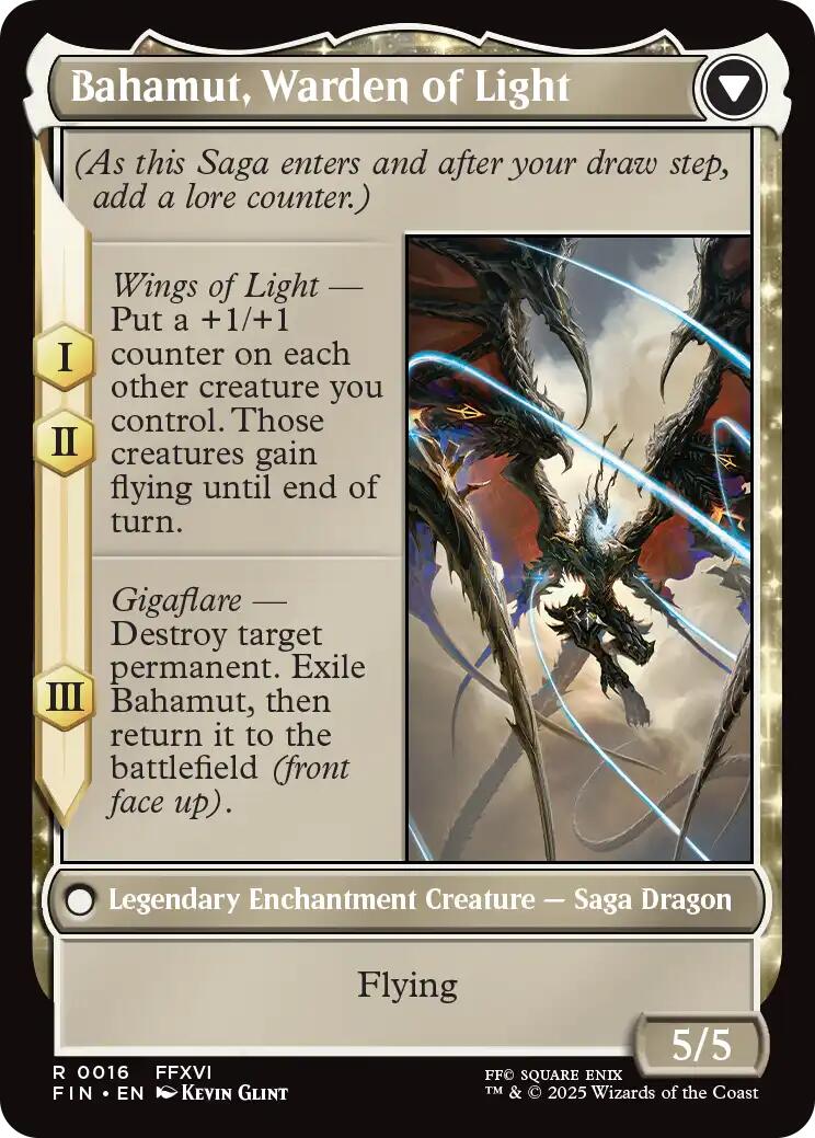 Dion, Bahamut's Dominant // Bahamut, Warden of Light [FINAL FANTASY] | Enigma On Main