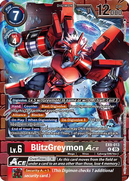 BlitzGreymon ACE [EX9-013] [Versus Monsters] | Enigma On Main
