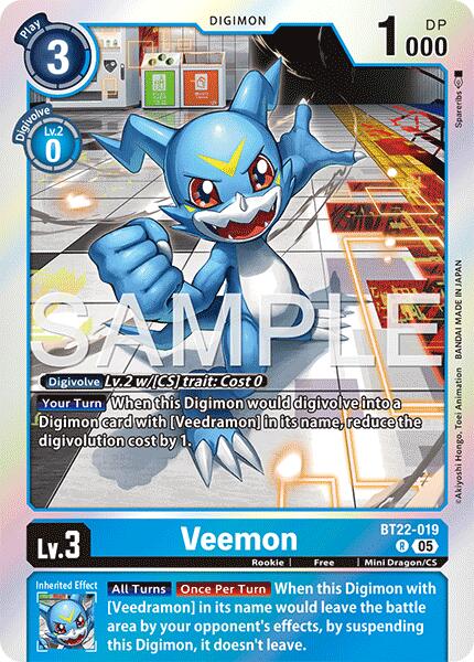 Veemon [BT22-019] [Cyber Eden] | Enigma On Main