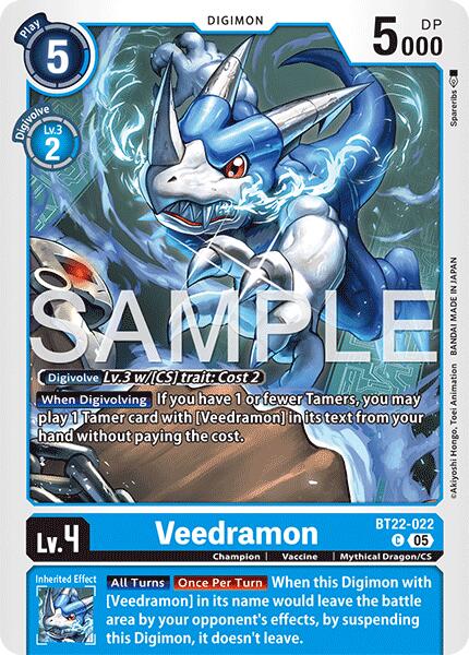 Veedramon [BT22-022] [Cyber Eden] | Enigma On Main
