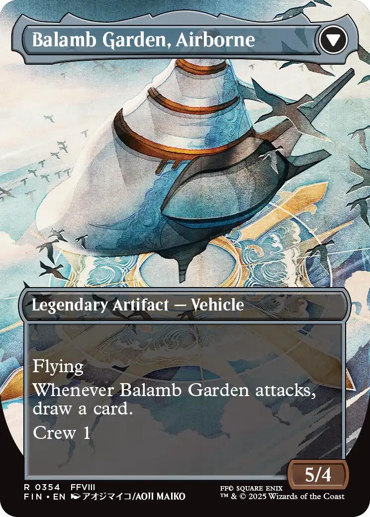 Balamb Garden, SeeD Academy // Balamb Garden, Airborne (Borderless) [FINAL FANTASY] | Enigma On Main