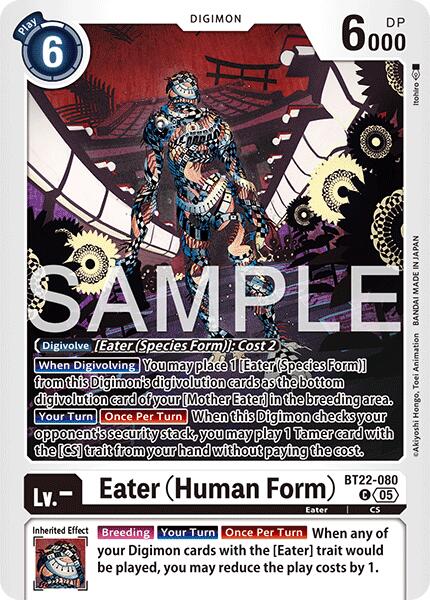 Eater [BT22-080] (Human Form) [Cyber Eden] | Enigma On Main
