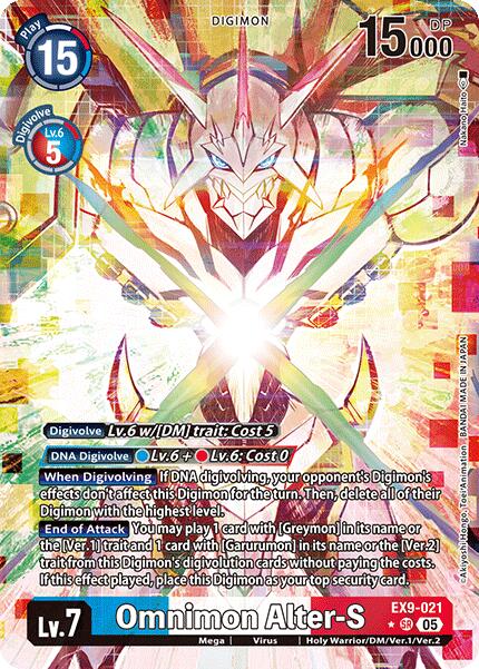 Omnimon Alter-S [EX9-021] (Alternate Art) [Versus Monsters] | Enigma On Main