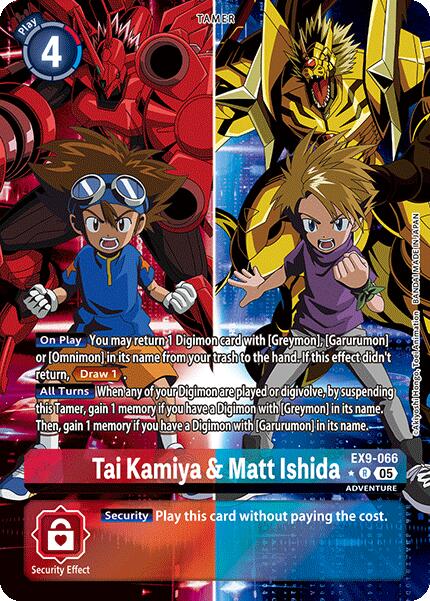 Tai Kamiya & Matt Ishida [EX9-066] (Alternate Art) [Versus Monsters] | Enigma On Main