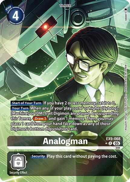 Analogman [EX9-068] (Alternate Art) [Versus Monsters] | Enigma On Main