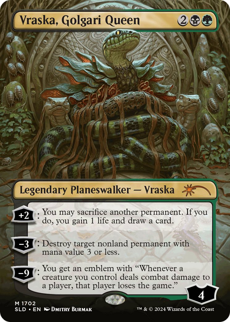 Vraska, Golgari Queen (1702) (Rainbow Foil) [Secret Lair Drop Series] | Enigma On Main