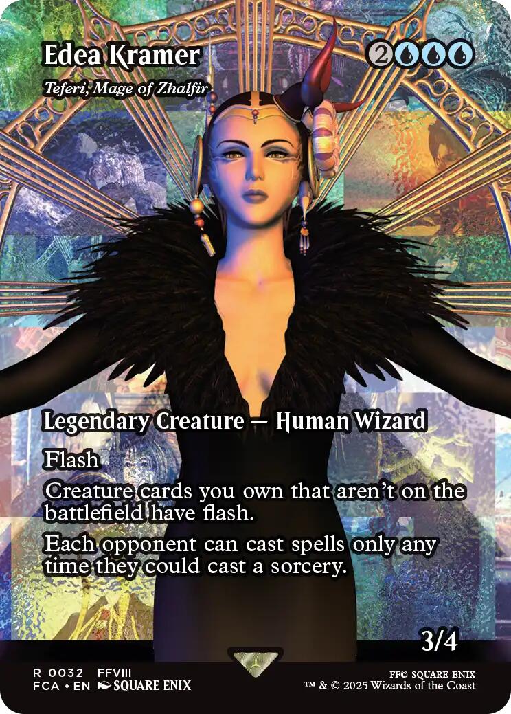 Edea Kramer - Teferi, Mage of Zhalfir (Showcase) [FINAL FANTASY : Through the Ages] | Enigma On Main