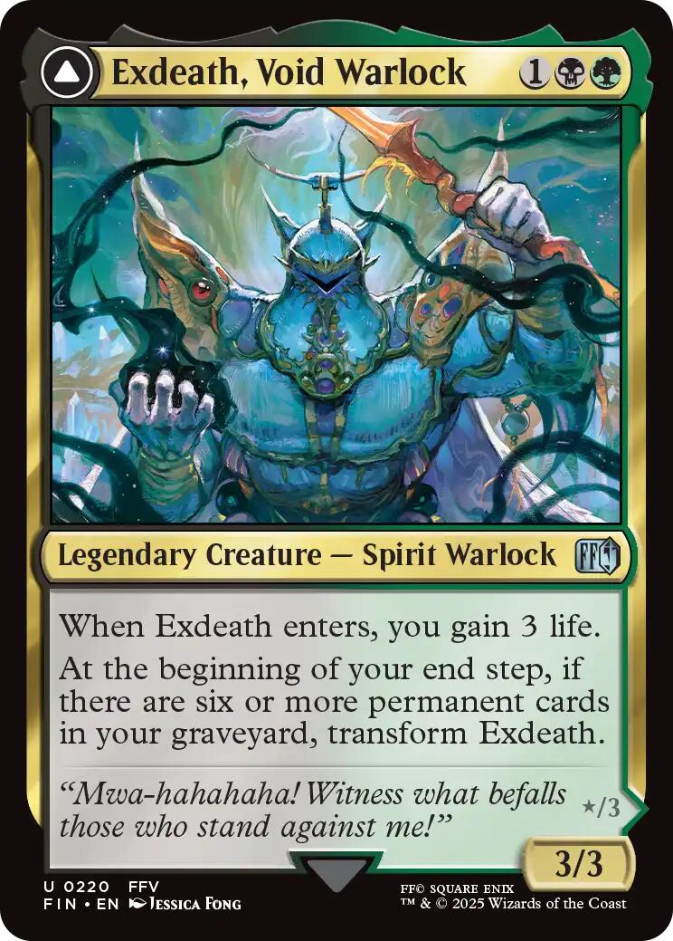 Exdeath, Void Warlock // Neo Exdeath, Dimension's End [FINAL FANTASY] | Enigma On Main