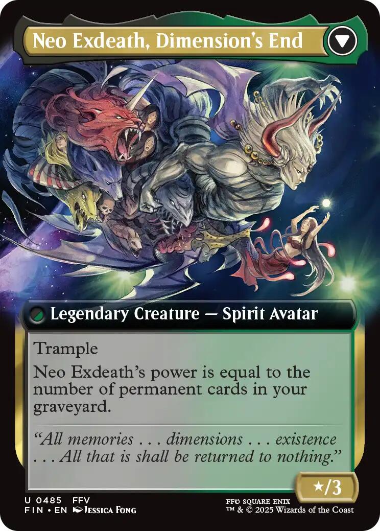 Exdeath, Void Warlock // Neo Exdeath, Dimension's End (Extended Art) [FINAL FANTASY] | Enigma On Main