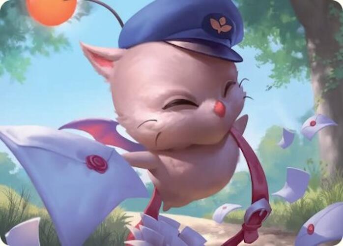 Delivery Moogle Art Card [FINAL FANTASY Art Series] | Enigma On Main