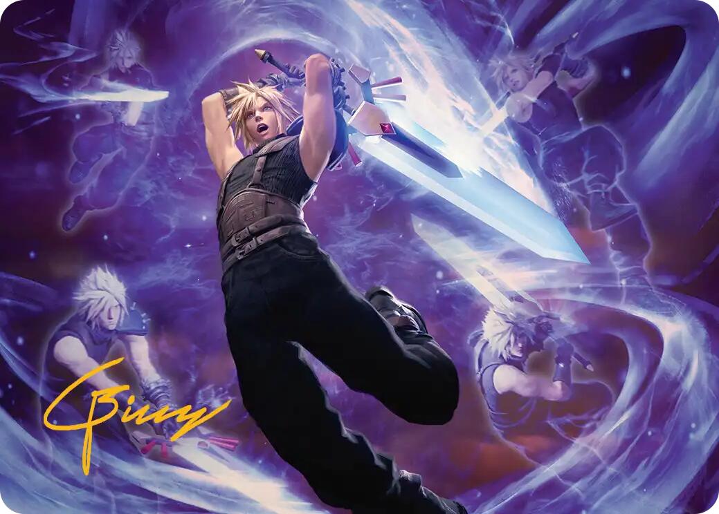 Cloud's Limit Break Art Card (Gold-Stamped Signature) [FINAL FANTASY Art Series] | Enigma On Main
