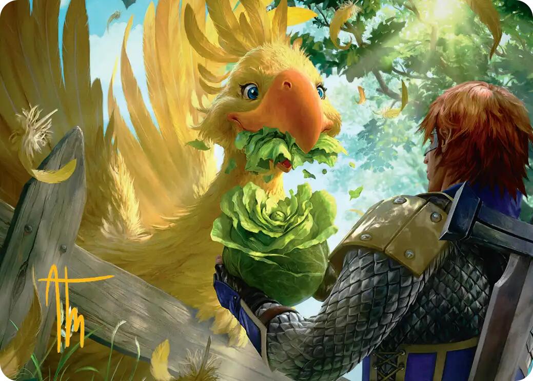 Gysahl Greens Art Card (Gold-Stamped Signature) [FINAL FANTASY Art Series] | Enigma On Main