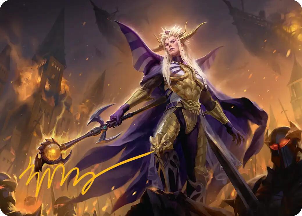The Emperor of Palamecia Art Card (Gold-Stamped Signature) [FINAL FANTASY Art Series] | Enigma On Main