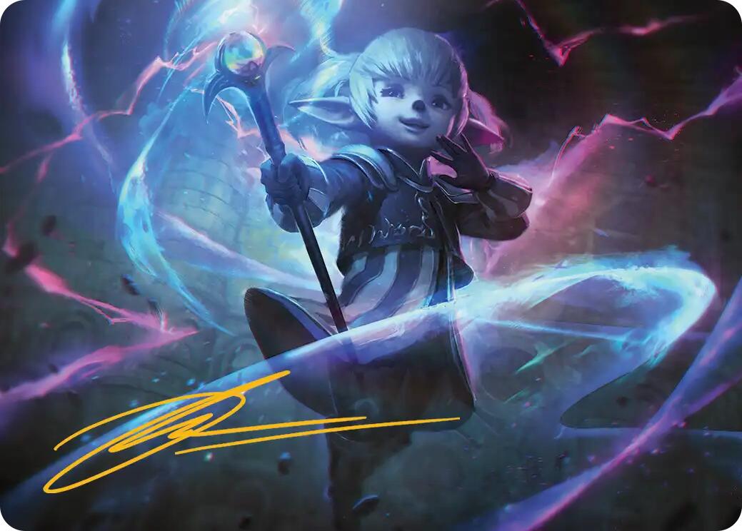 Shantotto, Tactician Magician Art Card (Gold-Stamped Signature) [FINAL FANTASY Art Series] | Enigma On Main