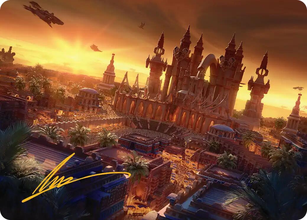 Rabanastre, Royal City Art Card (Gold-Stamped Signature) [FINAL FANTASY Art Series] | Enigma On Main