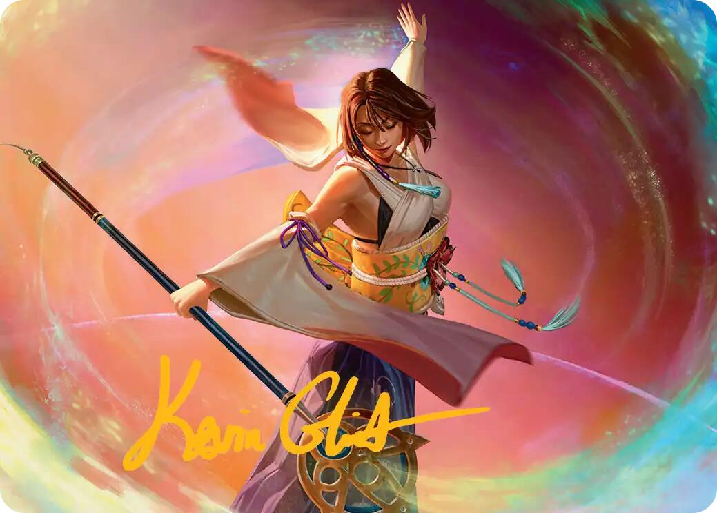 Yuna, Grand Summoner Art Card (Gold-Stamped Signature) [FINAL FANTASY Art Series] | Enigma On Main