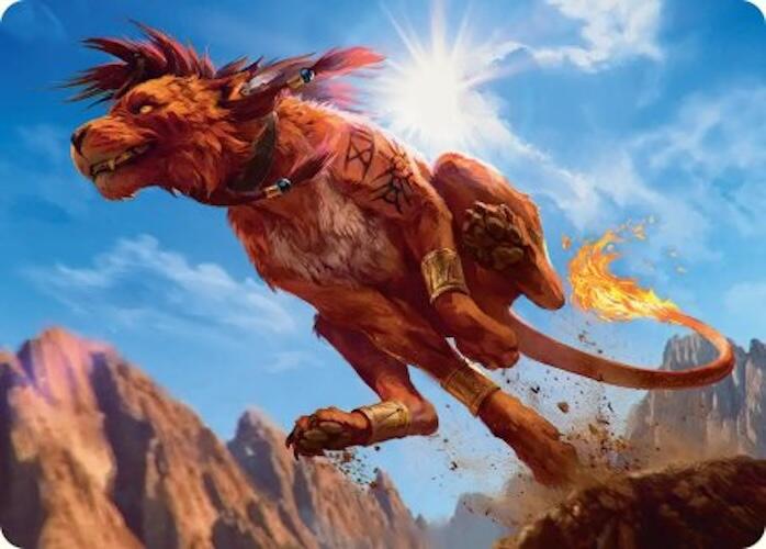 Red XIII, Proud Warrior Art Card [FINAL FANTASY Art Series] | Enigma On Main