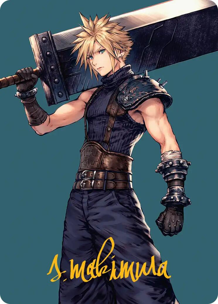 Cloud, Ex-SOLDIER Art Card (Gold-Stamped Signature) [FINAL FANTASY Art Series] | Enigma On Main
