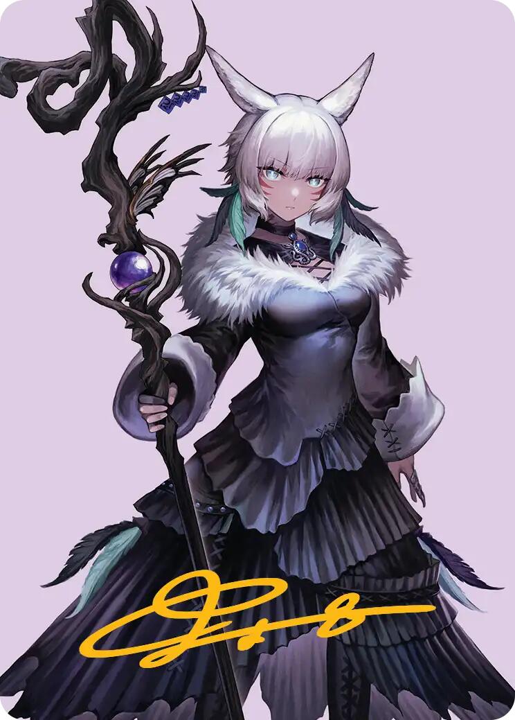 Y'shtola, Night's Blessed Art Card (53) (Gold-Stamped Signature) [FINAL FANTASY Art Series] | Enigma On Main