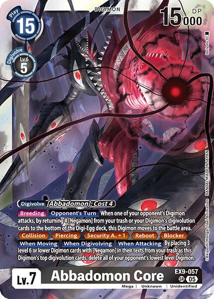Abbadomon Core [EX9-057] [Versus Monsters] | Enigma On Main