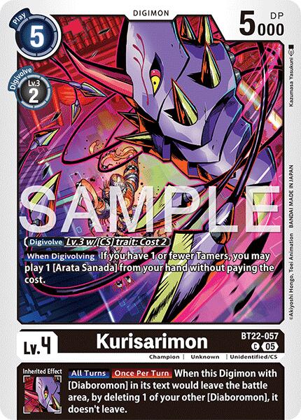 Kurisarimon [BT22-057] [Cyber Eden] | Enigma On Main