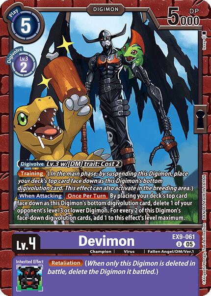 Devimon [EX9-061] [Versus Monsters] | Enigma On Main