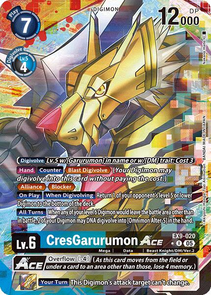 CresGarurumon ACE [EX9-020] (Alternate Art) [Versus Monsters] | Enigma On Main