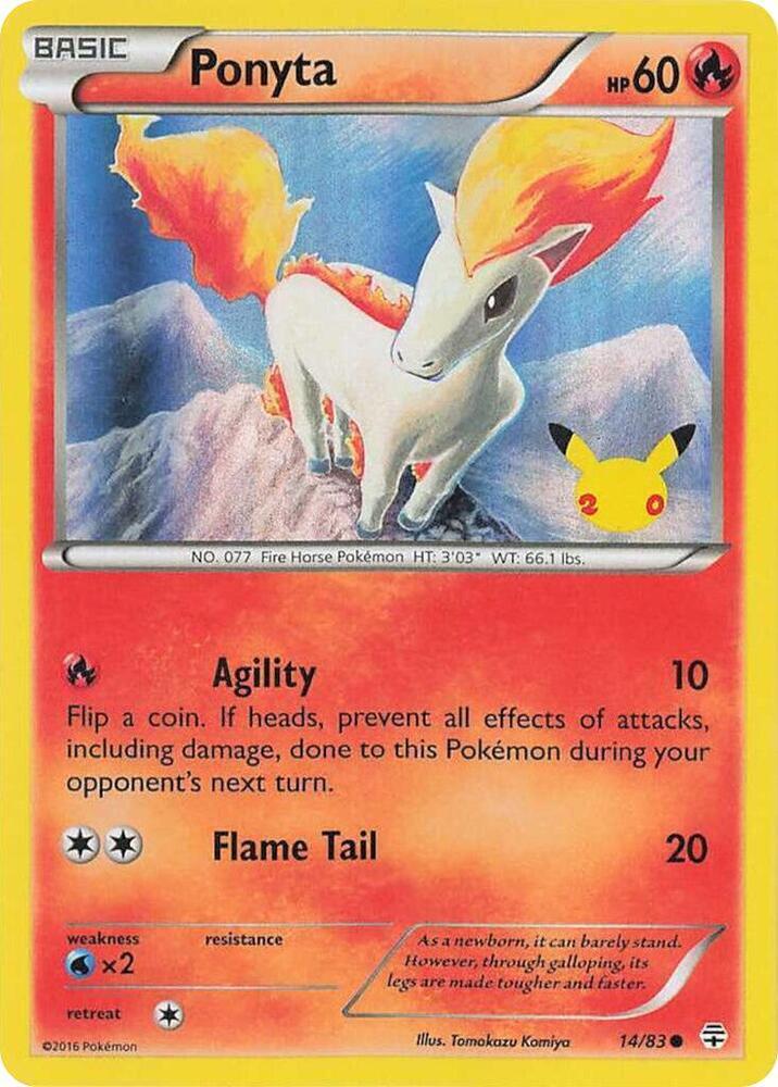 Ponyta (014/083) (UK Exclusive Promo) [Miscellaneous Cards] | Enigma On Main