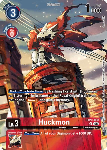 Huckmon [BT20-008] (Box Topper) [Versus Monsters] | Enigma On Main