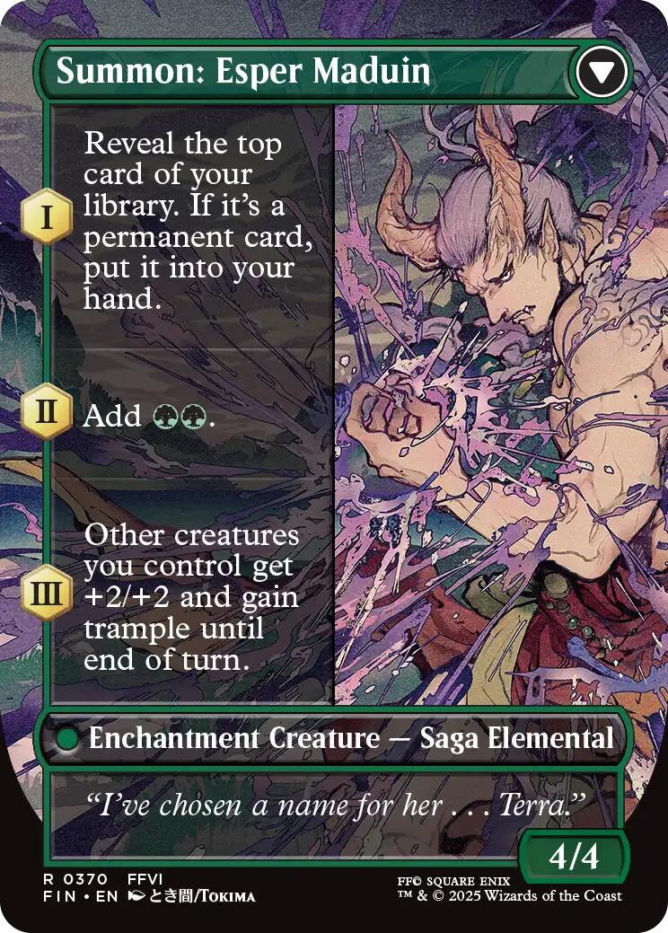 Esper Origins // Summon: Esper Maduin (Borderless) [FINAL FANTASY] | Enigma On Main