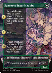 Esper Origins // Summon: Esper Maduin (Borderless) [FINAL FANTASY] | Enigma On Main