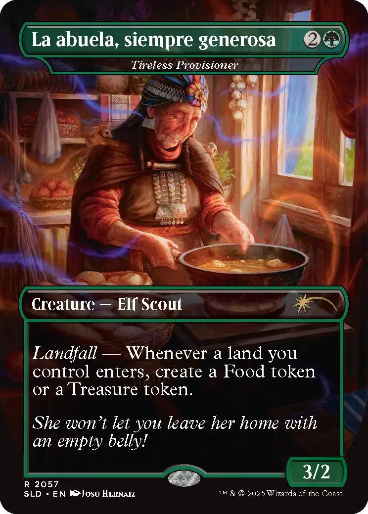 La abuela, siempre generosa - Tireless Provisioner [Secret Lair Drop Series] | Enigma On Main