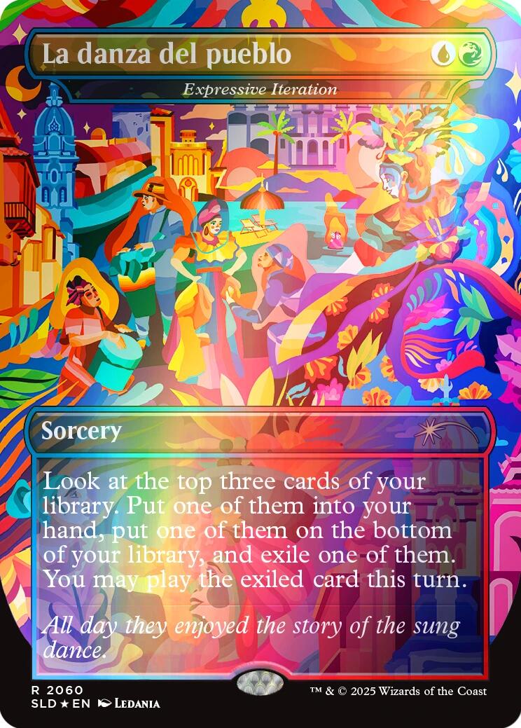 La danza del pueblo - Expressive Iteration (Rainbow Foil) [Secret Lair Drop Series] | Enigma On Main