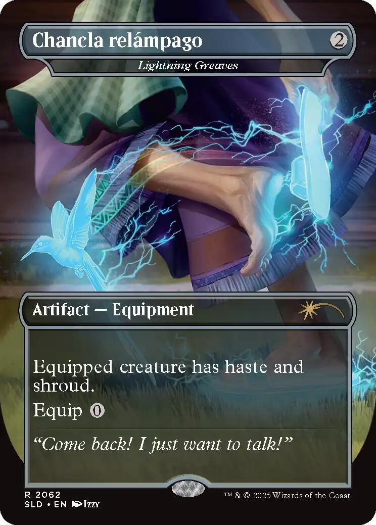 Chancla relampago - Lightning Greaves [Secret Lair Drop Series] | Enigma On Main