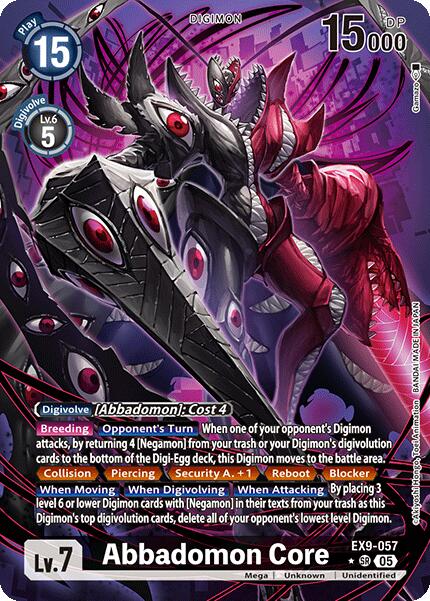 Abbadomon Core [EX9-057] (Alternate Art) [Versus Monsters] | Enigma On Main