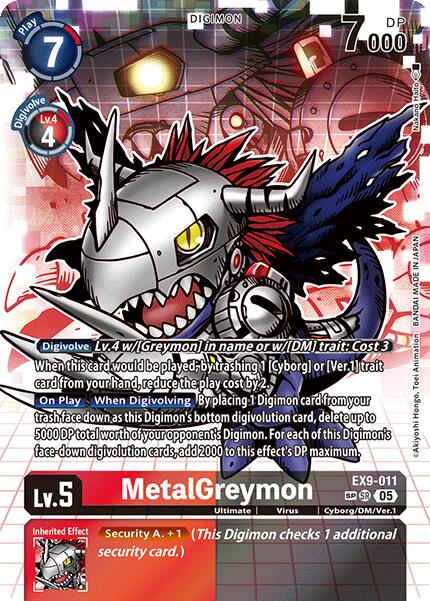 MetalGreymon [EX9-011] (SP) [Versus Monsters] | Enigma On Main