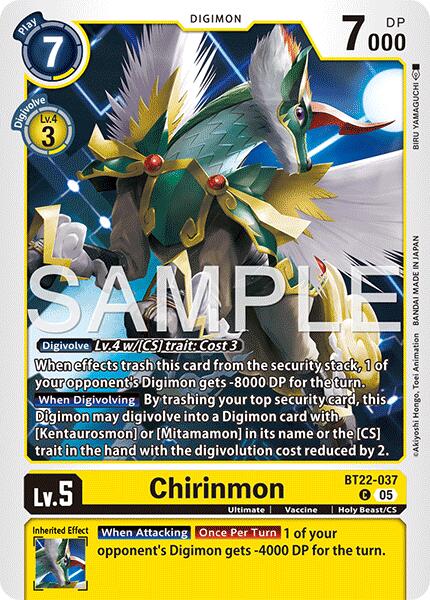 Chirinmon [BT22-037] [Cyber Eden] | Enigma On Main