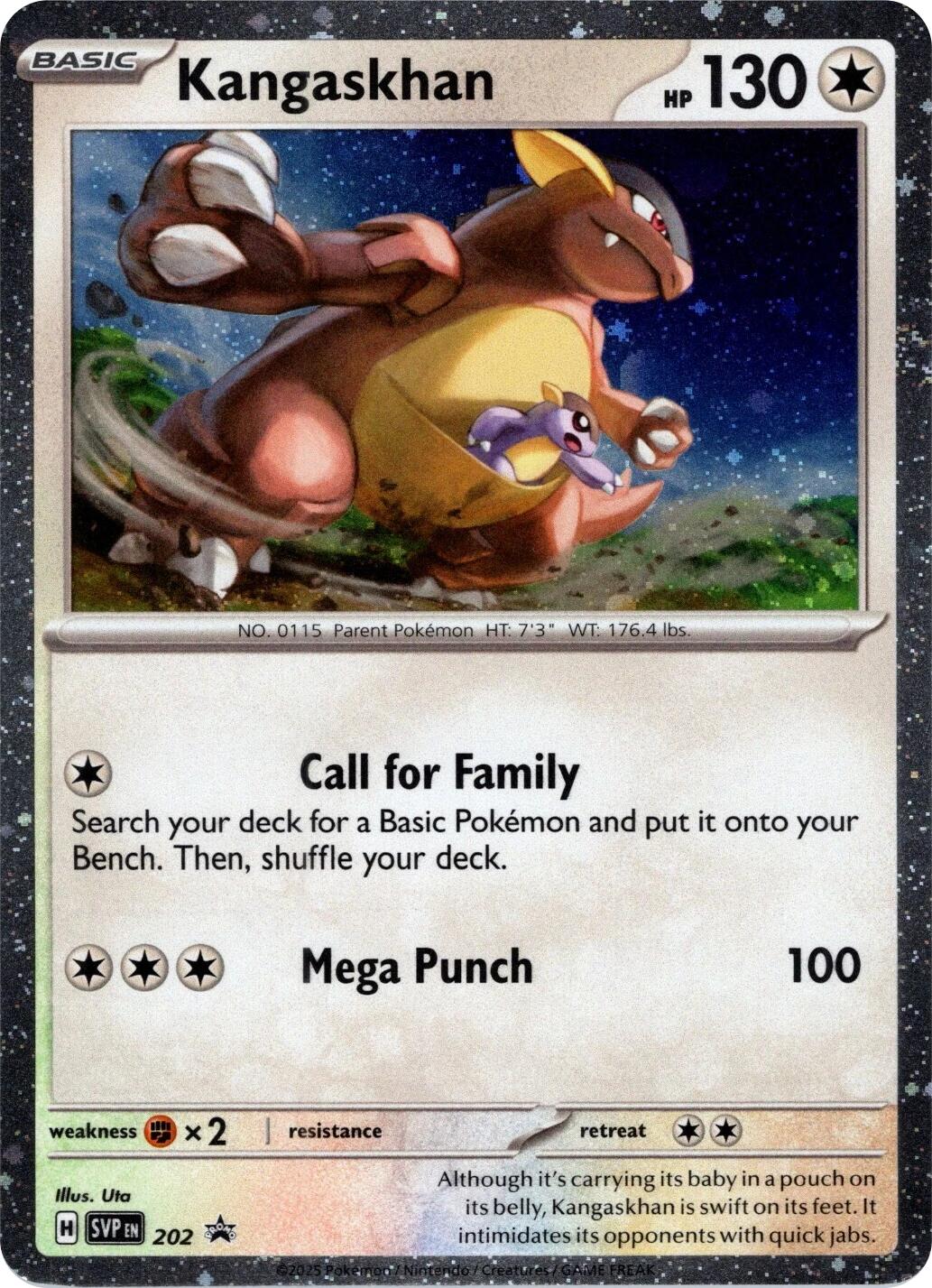 Kangaskhan (202) (Cosmos Holo) [Scarlet & Violet: Black Star Promos] | Enigma On Main