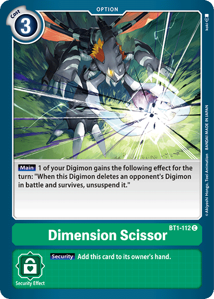 Dimension Scissor [BT1-112] [Release Special Booster Ver.1.0] | Enigma On Main